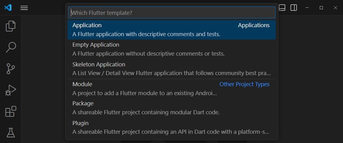 VS Code Command Palette